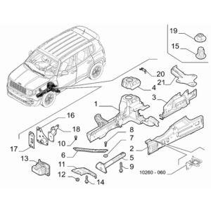 Jeep Wrangler 2018-Present Frames Frame