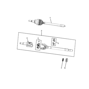 Jeep Wrangler 2018-Present Front Axle: Housing, Differential And Vent Bevel Gear/Pinionset