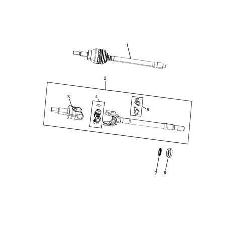 Jeep Wrangler 2018-Present Front Axle Shafts Protection