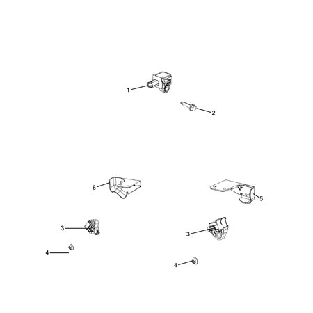 Jeep Wrangler 2018-Present Sensors Nut