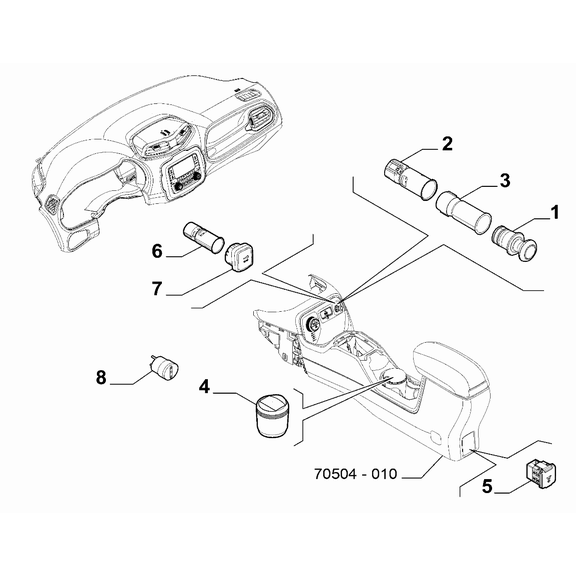 Jeep Renegade 2015-Present Dashboard (Console) Adapter