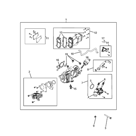 Jeep Compass 2017-Present Egr System Seal Gasket