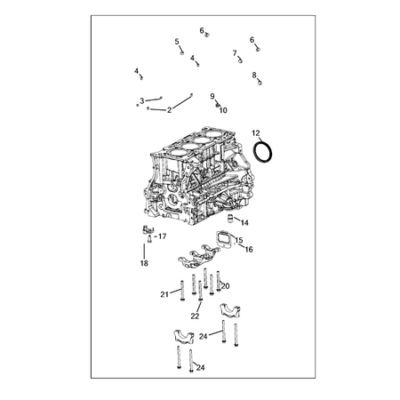 Jeep Cherokee 2014-2018 Cylinder Block Plug