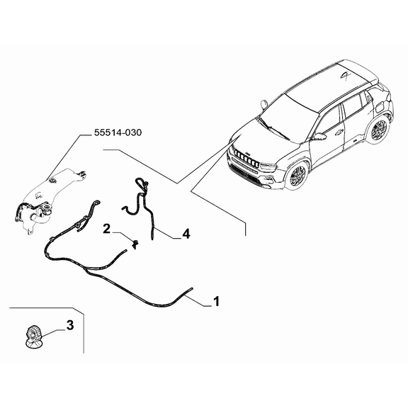 Jeep Avenger 2023-Present Windscreen Wiper Clip