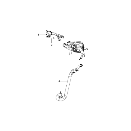 Jeep Grand Cherokee 2021-Present Air Conditioner And Heater Plumbing Hose