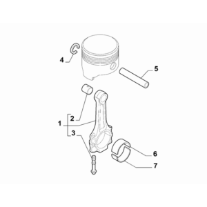 Jeep Renegade 2015-Present Connecting Rods And Pistons Bolt