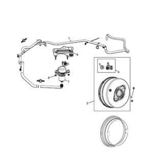 Jeep Renegade 2015-Present Brake Vacuum System Seal Gasket