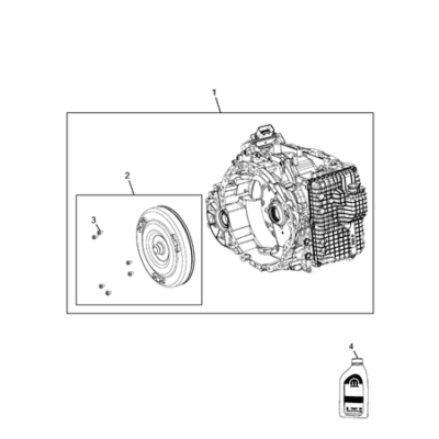 Jeep Cherokee 2014-2018 Automatic Transmission / Transaxle And Torque Converter Screw