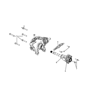 Jeep Wrangler 2018-Present Front Axle: Housing, Differential And Vent Case