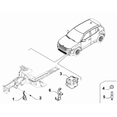 Jeep Avenger 2023-Present Signalling Devices -Low Pitch Warning Horn