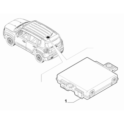 Jeep Renegade 2015-Present Interconnection And Remote Control Switch Electronic Control Unit