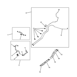 Jeep Renegade 2015-Present Exhaust Piping Silencer Catalized