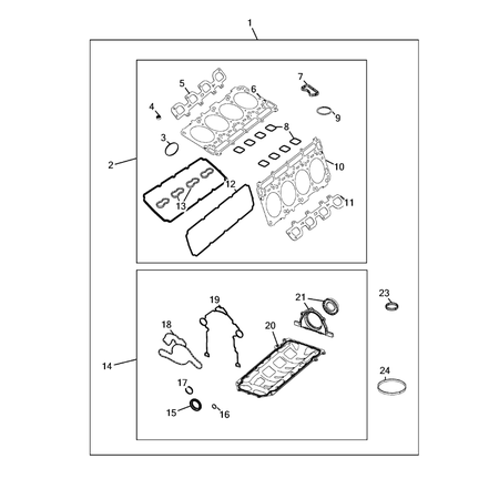 Jeep Grand Cherokee 2011-2020 Engine Identification, Service Engines & Engine Service Kits Seal