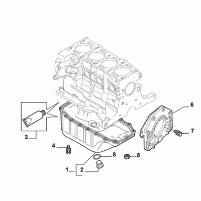 Jeep Renegade 2015-Present Oil Cap And Base Cover Seal Gasket