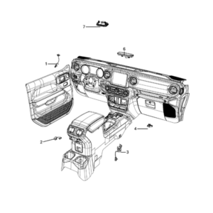 Jeep Avenger 2023-Present Outer Lighting Screw