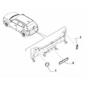 Jeep Renegade 2015-Present Rear Bumper Rear Bumper