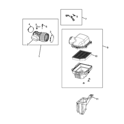 Jeep Grand Cherokee 2011-2020 Air Cleaner Air Cleaner
