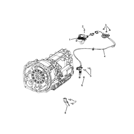 Jeep Wrangler 2018-Present Gearshift Controls And Related Parts Nut