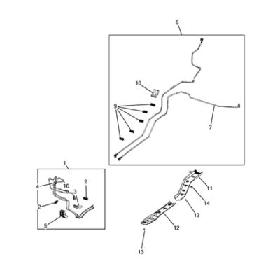 Jeep Compass 2017-Present Fuel Lines And Tubes Pipe