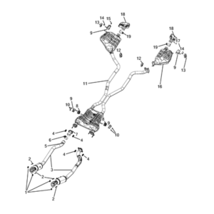 Jeep Grand Cherokee 2011-2020 Exhaust System Silencer