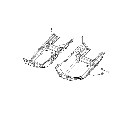 Jeep Grand Cherokee 2021-Present Carpets, Floor Mats, Load Floor, And Silencers Mat