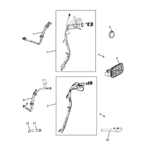 Jeep Renegade 2015-Present Exhaust Gas Control Device Electro-Valve