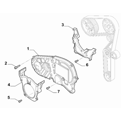 Jeep Renegade 2015-Present Camshaft Drive Cover