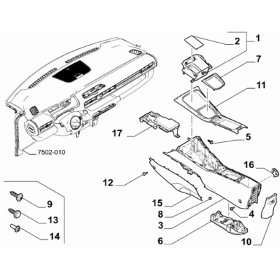 Jeep Avenger 2023-Present Dashboard (Console) Plug