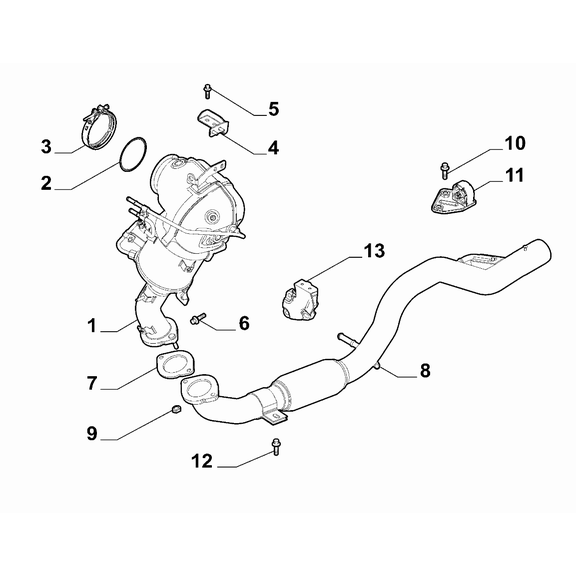 Jeep Renegade 2015-Present Exhaust Piping Seal Gasket