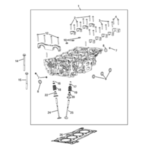 Jeep Wrangler 2018-Present Engine Identification, Service Engines & Engine Service Kits Seal Gasket