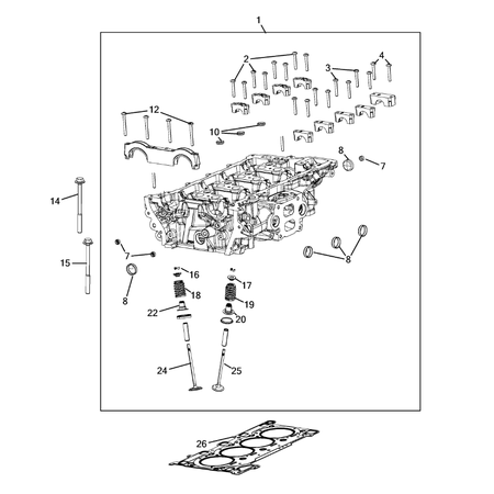 Jeep Grand Cherokee 2021-Present Cylinder Head Plug