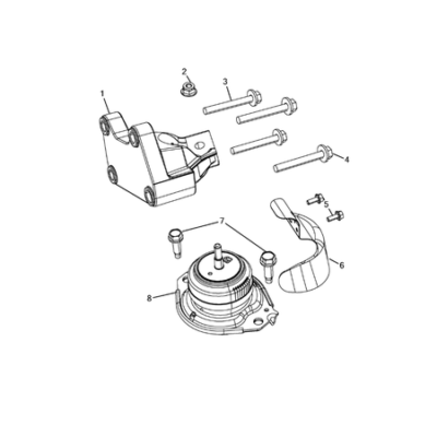 Jeep Grand Cherokee 2011-2020 Engine Mounting Pad