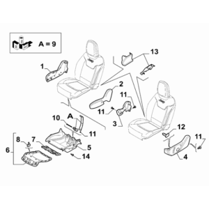 Jeep Avenger 2023-Present Outer Trim Mouldings Moulding