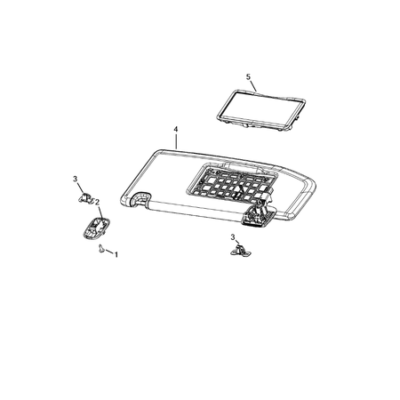 Jeep Grand Cherokee 2021-Present Headliners – Visors – Assist Straps Sun Visor
