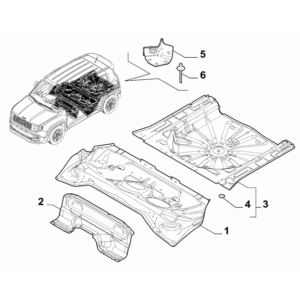 Jeep Wrangler 2018-Present Floor Pans Side Member