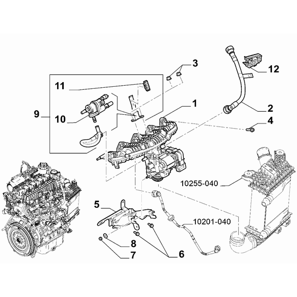 Jeep Renegade 2015-Present Intake Manifold Pipe