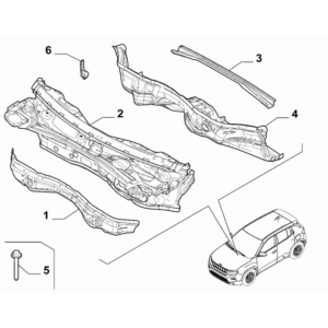 Jeep Renegade 2015-Present Side Front Doors Rubber Weather_Strip