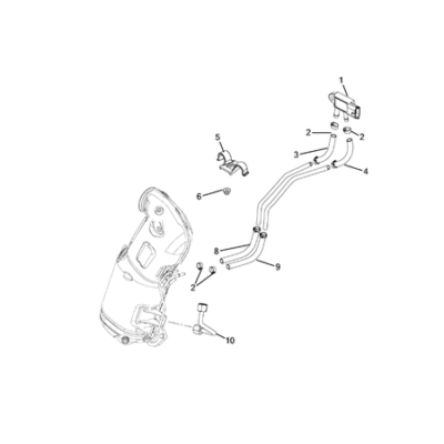 Jeep Compass 2017-Present Exhaust System Clip