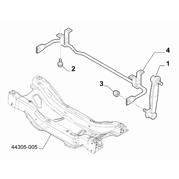 Jeep Renegade 2015-Present Rear Suspension Screw