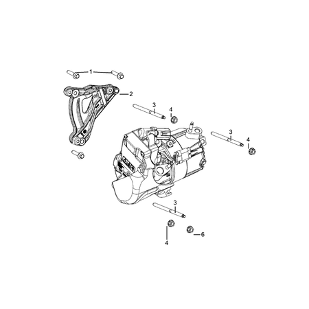 Jeep Grand Cherokee 2021-Present Air Conditioner Compressor And Mounting Bracket