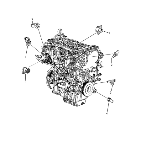 Jeep Cherokee 2014-2018 Sensors Sending Unit