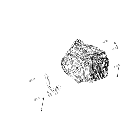 Jeep Compass 2017-Present Mounting And Skid Plate Screw