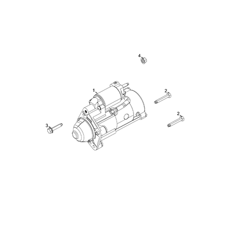 Jeep Wrangler 2018-Present Starters Screw