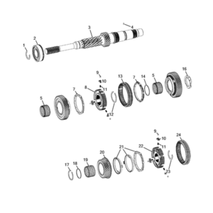 Jeep Wrangler 2018-Present Front Axle: Housing, Differential And Vent Bevel Gear/Pinionset