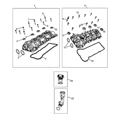 Jeep Grand Cherokee 2011-2020 Cylinder Head Pipe