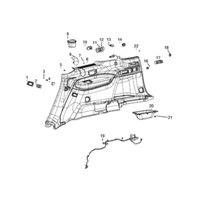 Jeep Grand Cherokee 2021-Present Panels – Moldings – Scuff Plates, Pillar, Cowl, 1/4 Panel Trim And Cargo Covers Cover