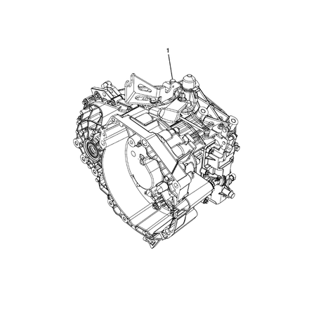 Jeep Compass 2017-Present Transmission Assembly Transmission Anddifferential Unit