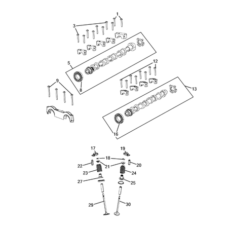 Jeep Grand Cherokee 2021-Present Camshaft And Valve Camshaft