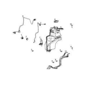 Jeep Avenger 2023-Present Bodyshell, Panels (Front Part) Screw