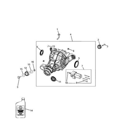 Jeep Grand Cherokee 2011-2020 Rear Axle Assembly Seal